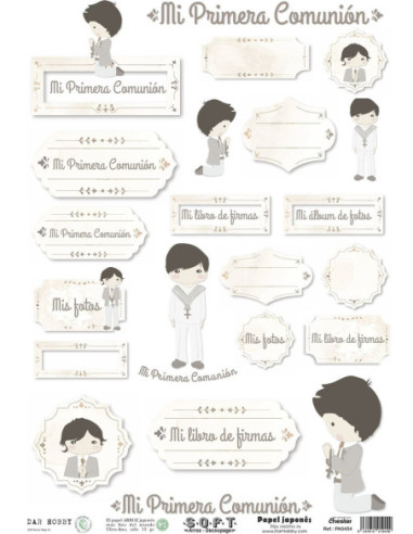Set 8 papeles de Arroz Japnés Soft 30x42cm PASET015