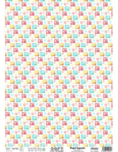 Set 8 papeles de Arroz Japnés Soft 30x42cm PASET017 2