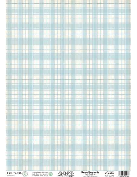 Set 8 papeles de Arroz Japnés Soft 30x42cm PASET019