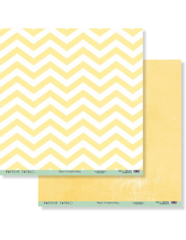 Papel scrapbooking 30,5x30,5cm. De 180 gr. doble cara "Estoy Rayada" PS1034