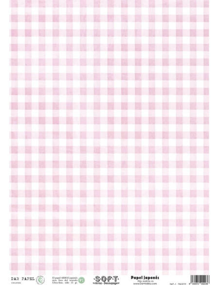 Set 8 papeles de Arroz Japnés Soft 30x42cm PASET026