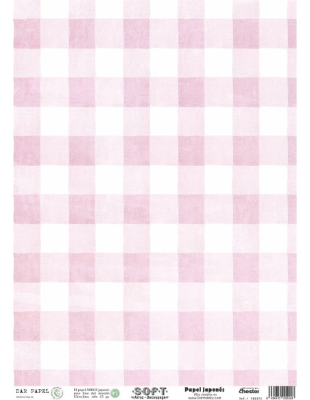 Set 8 papeles de Arroz Japnés Soft 30x42cm PASET026