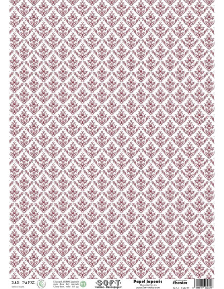 Set 8 papeles de Arroz Japnés Soft 30x42cm PASET027
