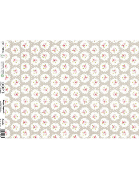 Set 8 papeles de Arroz Japnés Soft 30x42cm PASET027