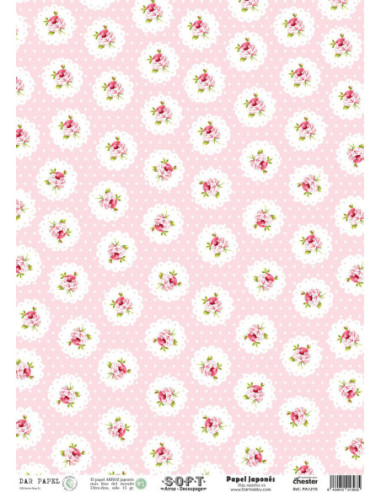 Set 8 papeles de Arroz Japnés Soft 30x42cm PASET027