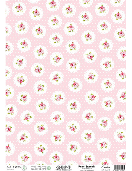 Set 8 papeles de Arroz Japnés Soft 30x42cm PASET027