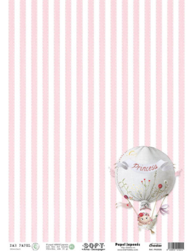 Set 8 papeles de Arroz Japnés Soft 30x42cm PASET029