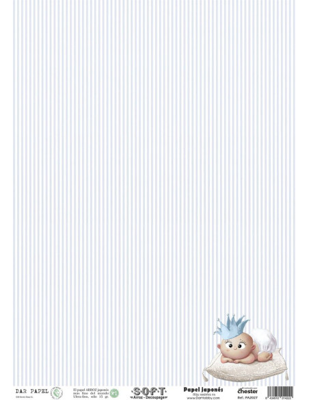 Set 8 papeles de Arroz Japnés Soft 30x42cm PASET029