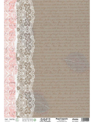 Set 8 papeles de Arroz Japnés Soft 30x42cm PASET030