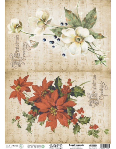 Set 8 papeles de Arroz Japnés Soft 30x42cm PASET033