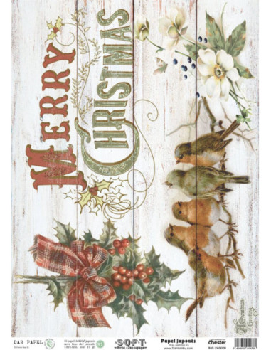 Set 8 papeles de Arroz Japnés Soft 30x42cm PASET033