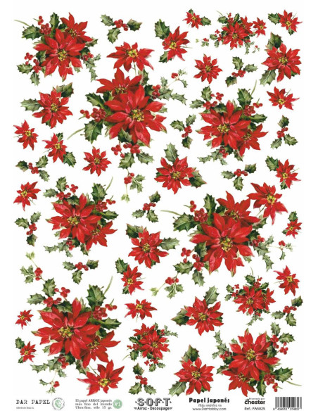 Set 8 papeles de Arroz Japnés Soft 30x42cm PASET033