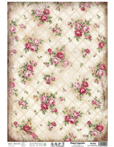 Set 8 papeles de Arroz Japnés Soft 30x42cm PASET035
