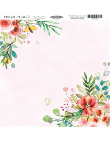 Papel Scrapbooking Artesano Premium PICNIC 30,5X30,5CM. A 280 GR.  PSAC025