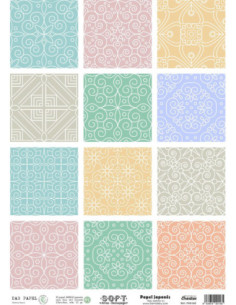 Set 8 papeles de Arroz Japnés Soft 30x42cm PASET040 2