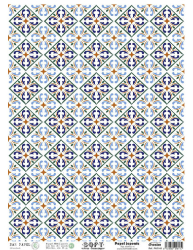 Set 8 papeles de Arroz Japnés Soft 30x42cm PASET040