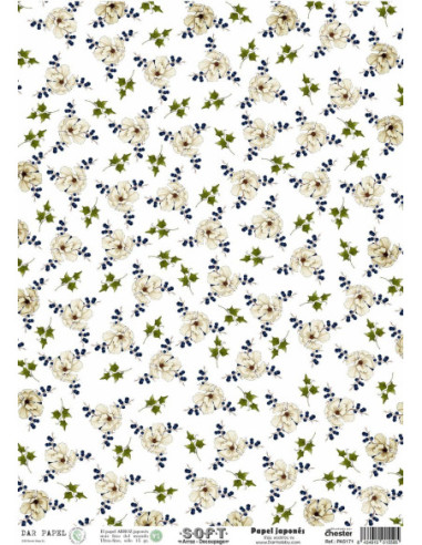 Set 8 papeles de Arroz Japnés Soft 30x42cm PASET043