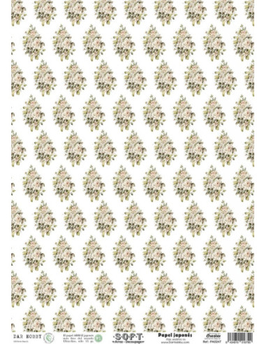 Set 8 papeles de Arroz Japnés Soft 30x42cm PASET051