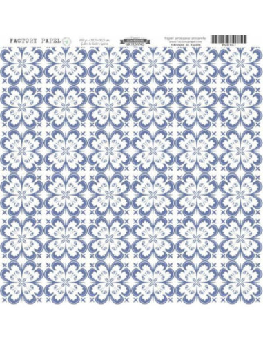 Papel Scrapbooking Artesano Premium JEANS 30,5X30,5CM. A 280 GR.  PSAC067