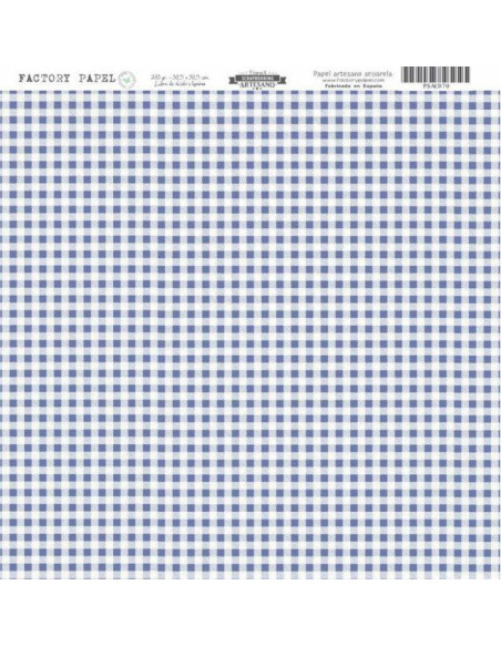 Papel Scrapbooking Artesano Premium JEANS 30,5X30,5CM. A 280 GR.  PSAC070