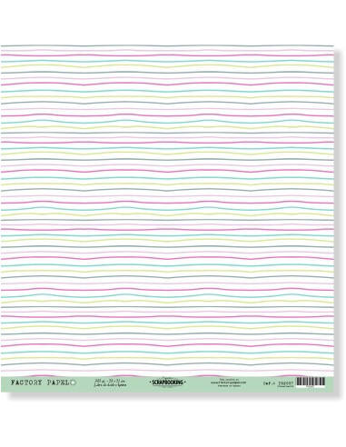 Papel scrapbooking Artesano Premium 30,5x30,5cm. 280 gr. Una cara PS2007