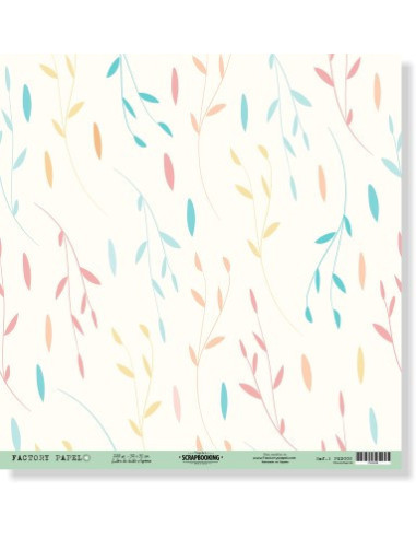 Papel scrapbooking Artesano Premium 30,5x30,5cm. 280 gr. Una cara PS2008