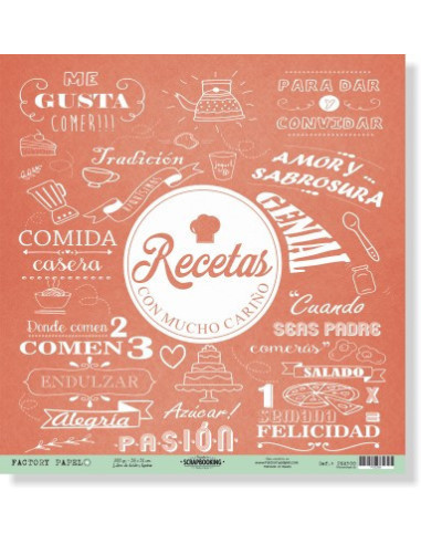 Papel scrapbooking Artesano Premium 30,5x30,5cm. 280 gr. Una cara PS2300