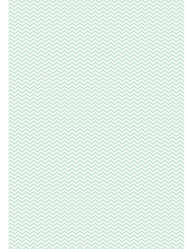 SET 5 PAPELES ADHESIVOS A4 21X29,7 CM. "MINT" KSA1104