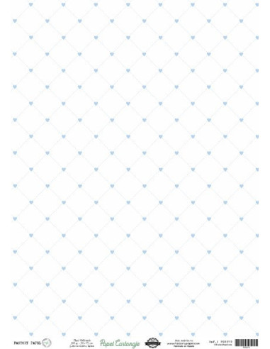 PAPEL DECORATIVO CARTONAJE 120 GR. 32X45 CM. PD0070